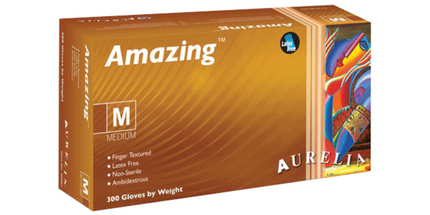 Aurelia Amazing Nitrile Gloves Large 300/Bx