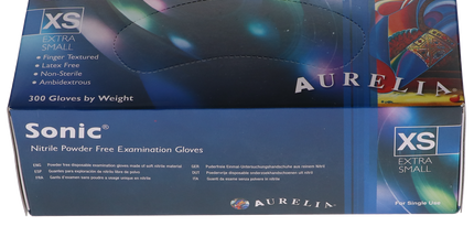Aurelia Sonic Indigo Nitrile Gloves X-Small 300/Box
