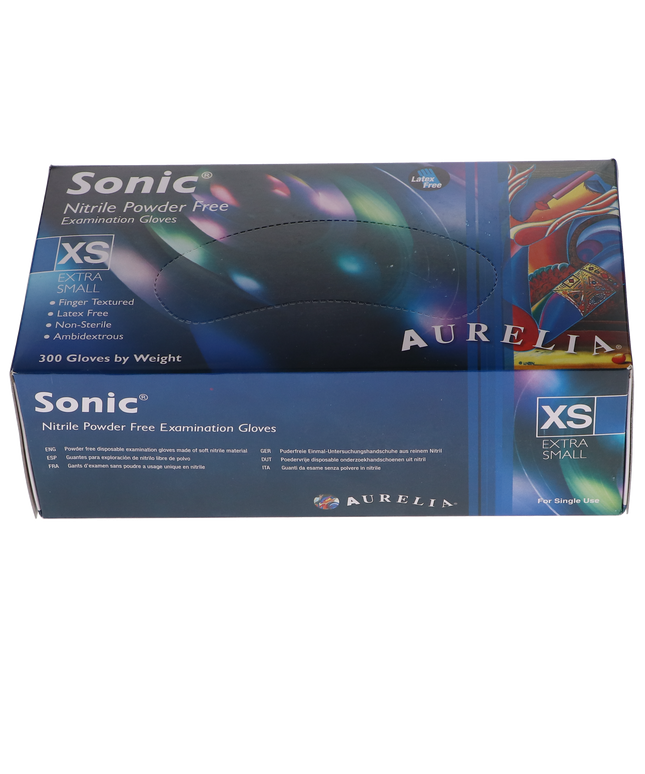 Aurelia Sonic Indigo Nitrile Gloves X-Small 300/Box