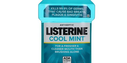 Cool Mint Listerine Mouthwash 6 - (1x 1.5 Liter Bottle)