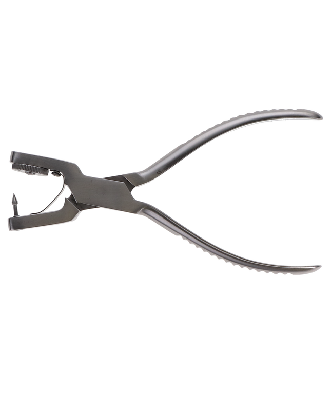 J&J Instruments Rubber Dam Punch Ainsworth, Stainless Steel