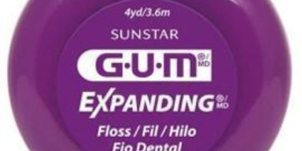 Sunstar Butler - Gum Expanding Floss, 4 yd, 144/Pk