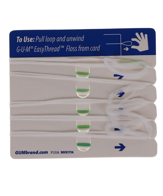 Sunstar Butler - Gum EasyThread Floss Sample 5/pk x 100/Cs (Replaces BU-3200D)