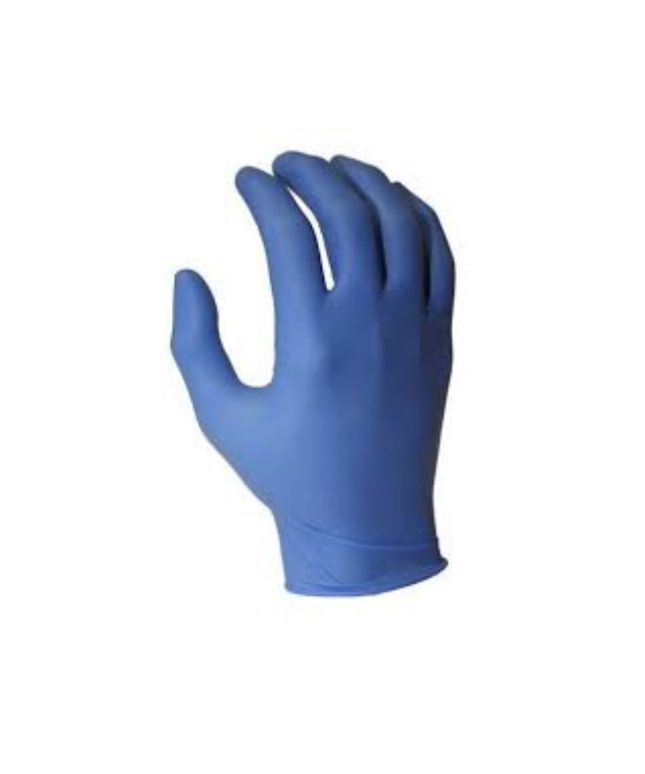 3D - Essentials Nitrile Exam Gloves X Small 300/box Powder Free Blue Latex Free. Slim Fit