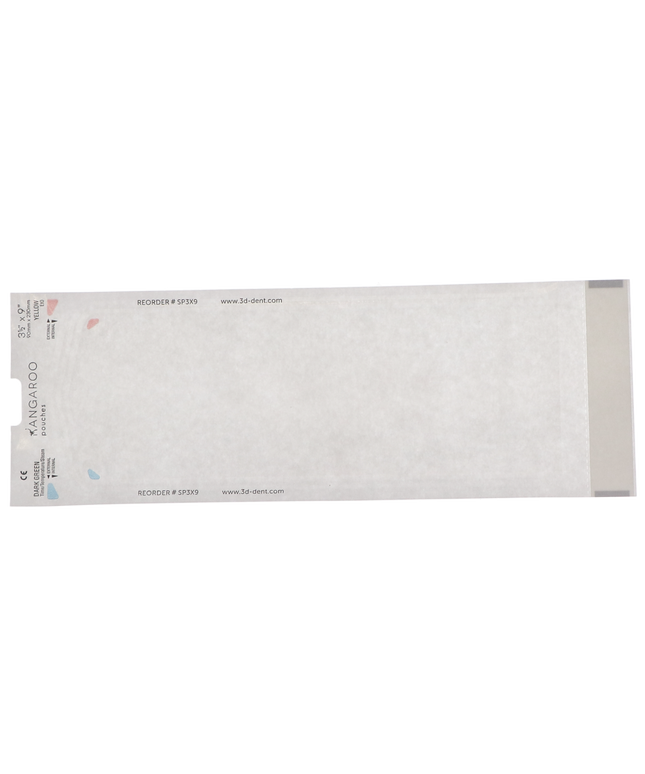 3D - Kangaroo Self-Seal Sterilization Pouches 3.5"X9"   200/bx