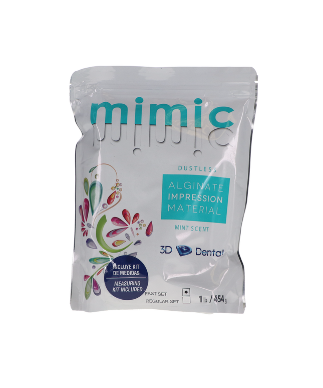 3D - Alginate Dustless Fast Set 1Lb Pouch