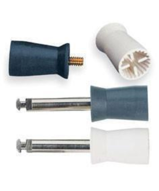 Young - Prophy Cups Webbed Screw Type Soft Gray 720/Pk