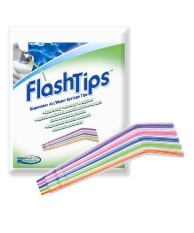 Sultan - FlashTips Air/Water Syringe Tips Assorted Colors 250/Pk