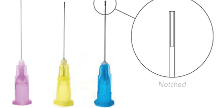 Blunt Irrigating Needles 23ga x 1" 25/Bx