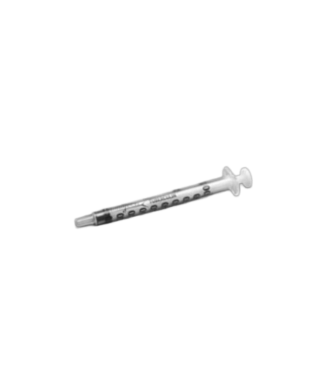 Syringe Luer Lock TB 1cc 100/Bx
