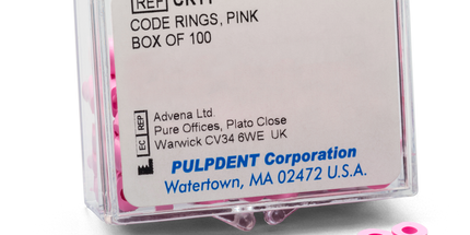 Code Rings Silicone Standard 100/Pk Pink