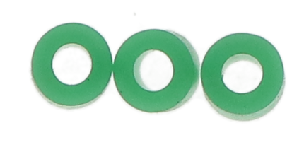 Code Rings Silicone Standard 100/Pk Green