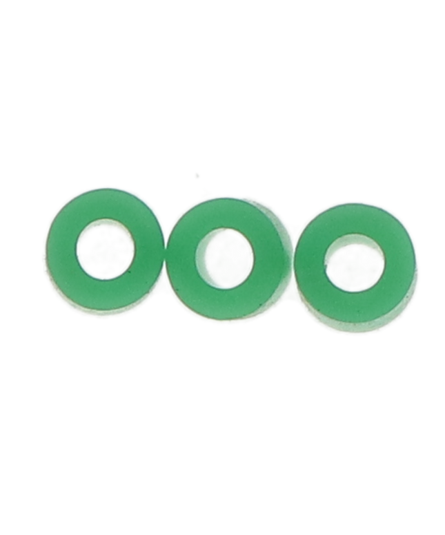 Code Rings Silicone Standard 100/Pk Green