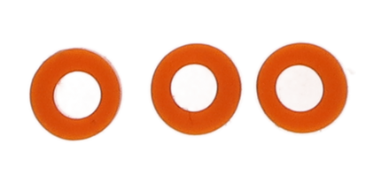 Code Rings Silicone Standard 100/Pk Orange