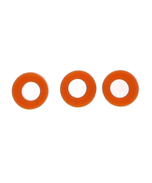 Code Rings Silicone Standard 100/Pk Orange