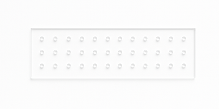 Palmero - Bur Block 36 Hole FG Clear Plexiglass