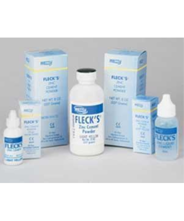 Keystone - Fleck's Cement-Bulk Powder-8Oz-Yellow