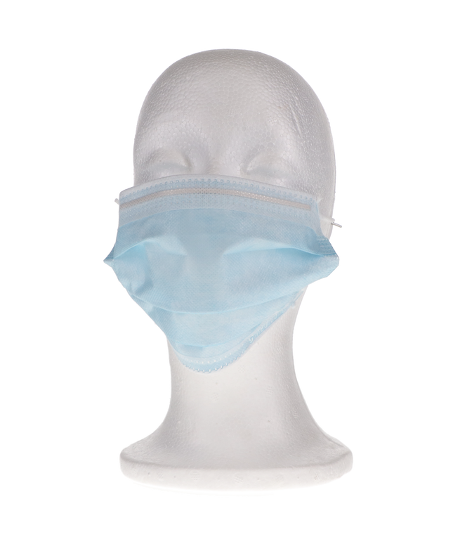 Medicom - Safe-Mask Premier - Elite, Earloop - Blue 50/Bx