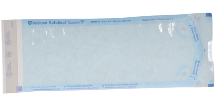 Medicom - SafeSeal - Duet Pouch - 3.5 x 9 - 200/Bx