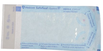 Medicom - SafeSeal - Duet Pouch - 2.25 x 4 - 200/Bx