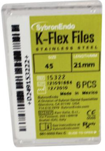 SybronEndo - K-Flex Files 21mm #45 6/Bx