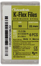 SybronEndo - K-Flex Files 21mm #50 6/Bx