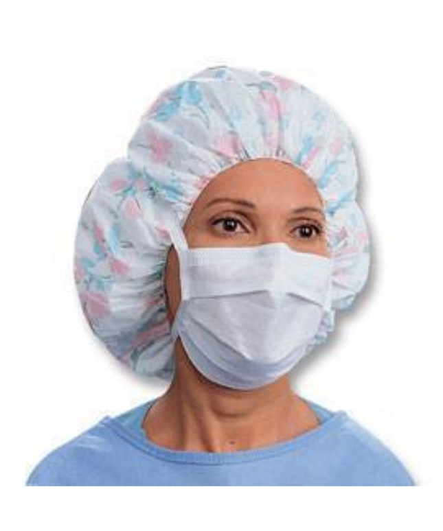 KC - SoSoft Procedure Mask - Anti-Fog, Pleat-Style with Earloops, White, 3-Layer