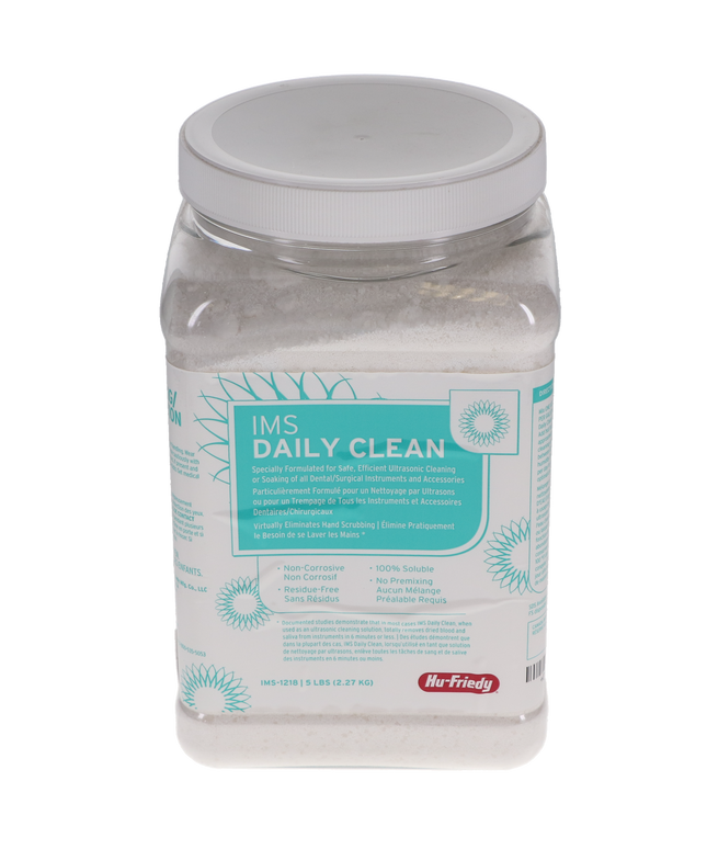 Hu-Friedy - IMS Daily Clean (5 lb, 2.27kg) Tub, Makes 160 gallons