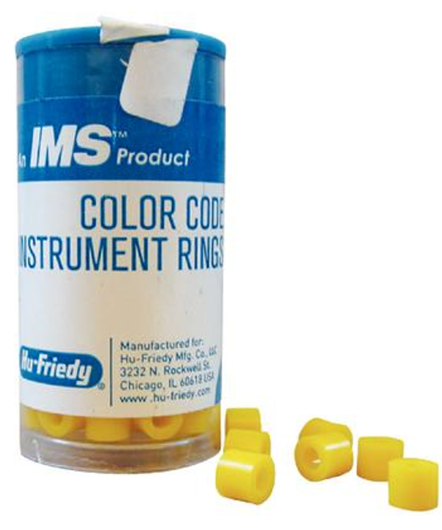 Hu-Friedy - IMS Color Code Rings Yellow Large 50/Pk