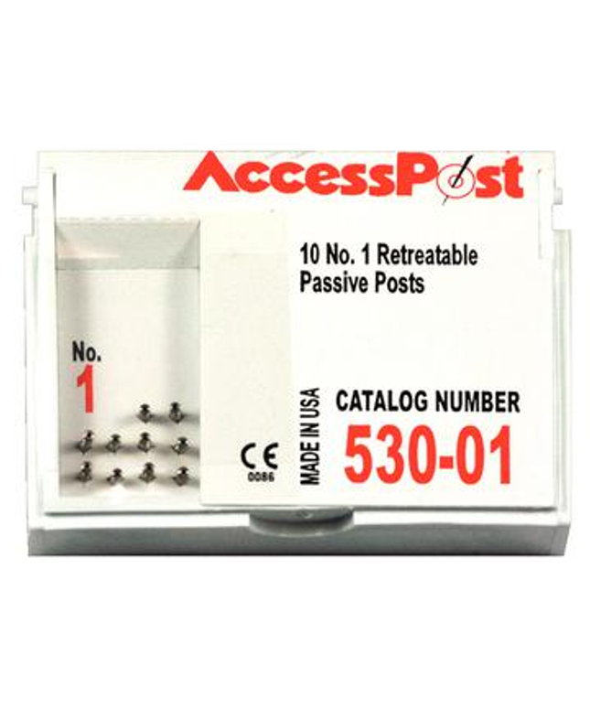 Accesspost Refill #1 Red 10/Bx