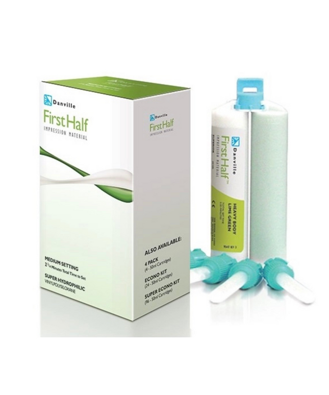 First Half eavy Body Lime Green Econo Kit, (50 ml Cartridges), 24 pack
