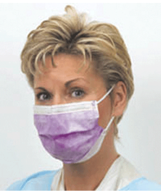 Crosstex - Isofluid - Face Mask - 50-box - Blue