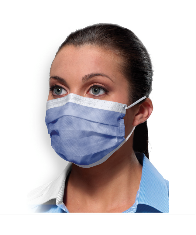 Crosstex - Isofluid Earloop Masks Lavender 50/Bx - ASTM 1