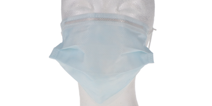 Crosstex - Isofluid Plus Earloop Mask Blue 50/Bx - Level-1