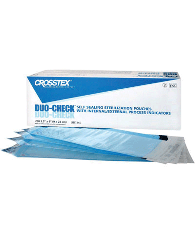 Crosstex - Sterilization Pouches - 3.5 x 9 200/Bx