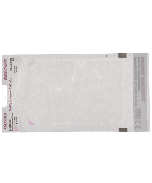 Crosstex - Sure-Check - Sterilization Pouches - 3.5 x 5.25
