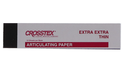 Crosstex - Articulating Paper XX-Thin Blue 144/Sheets