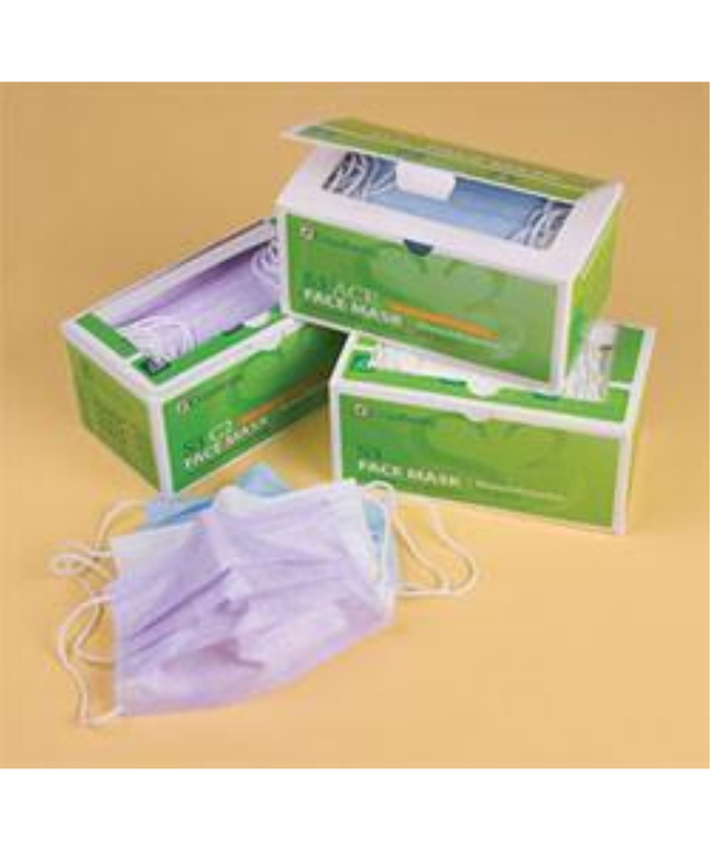 Cranberry S3 - Ace Face Masks, 50/Bx - White