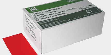 Coltene - Hygenic Base Plate Wax - Red, 5 Lb. Box