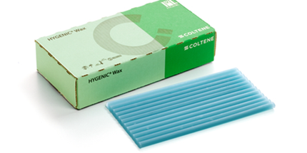 Coltene - Hygenic Plastic Wax Strips - 6" Long, Light Green, Lightly Scented, Pre-formed