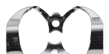 Coltene - Hygenic #9 Winged Serrated Jaw for Upper left Molars Metal Rubber Dam Clamp