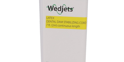 Coltene - Wedjets Dental Dam Stabilizing Cord - Latex, Large, Orange. Dispenser of 7 feet