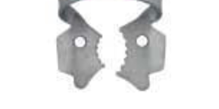 Coltene - Hygenic Fiesta Color Coded Clamps. #13A (pink) winged metal dam clamp. Serrated