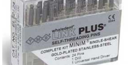 Coltene - TMS Link Plus L-722 Minim Silver, Bulk .021" / .525 mm Gold-Plated stainless