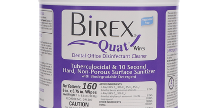 Birex Quat Disinfectant Wipes Large 160/Ca
