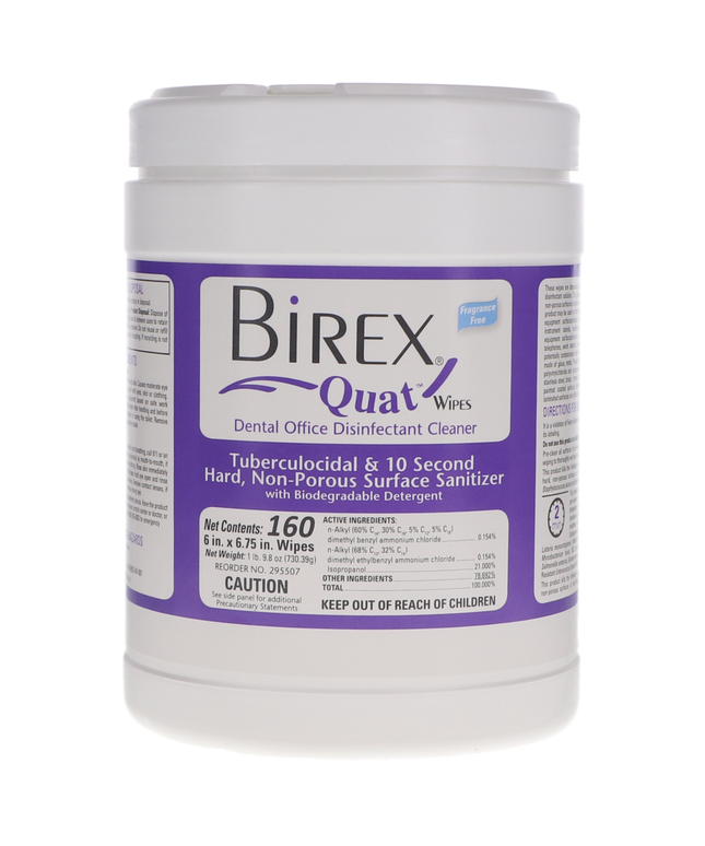 Birex Quat Disinfectant Wipes Large 160/Ca