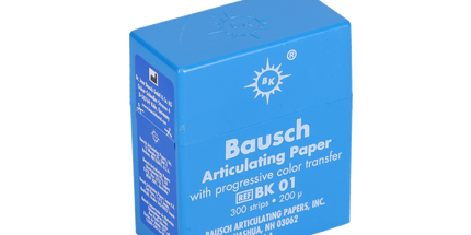 Bausch - Articulating Paper Pre-Cut Strips Blue 300/pk
