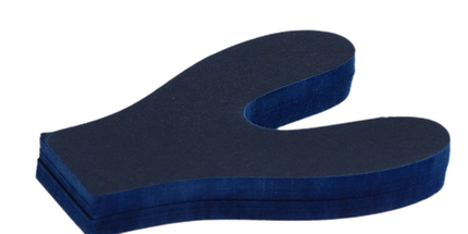 Bausch - Articulating Paper Horseshoe StripsBlue 50/pk