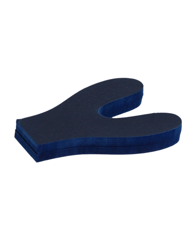 Bausch - Articulating Paper Horseshoe StripsBlue 50/pk