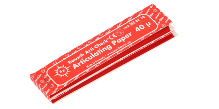 Bausch - Articulating Paper Micro-Thin Booklets Red 200/pk